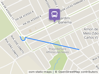 Mapa da parada