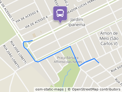 Mapa da parada