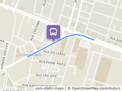 Mapa da parada