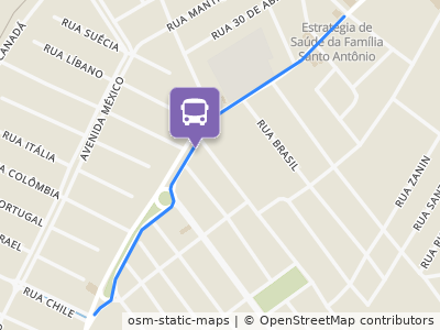 Mapa da parada