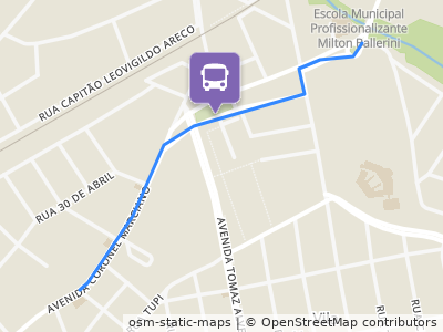 Mapa da parada