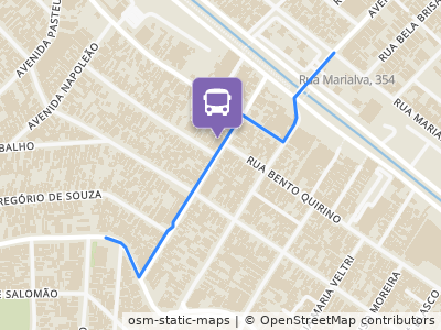 Mapa da parada