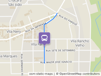 Mapa da parada