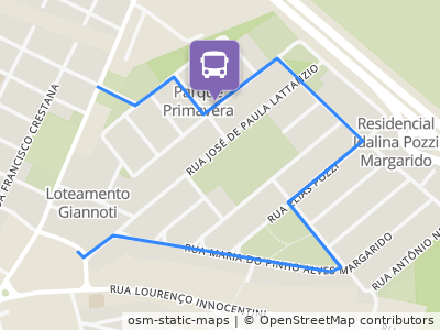 Mapa da parada