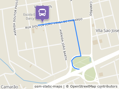 Mapa da parada