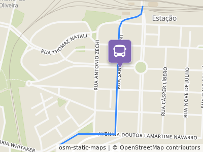 Mapa da parada