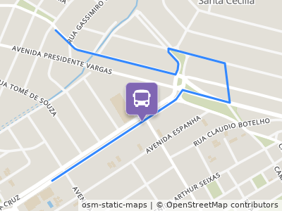 Mapa da parada