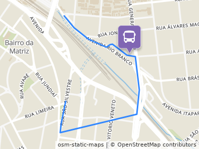 Mapa da parada