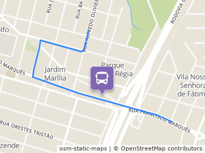 Mapa da parada