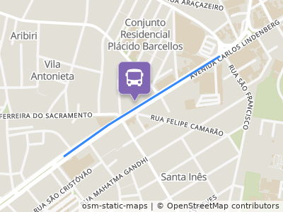 Mapa da parada