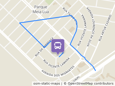 Mapa da parada