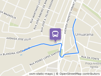 Mapa da parada