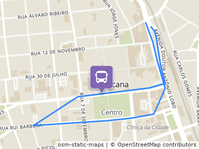 Mapa da parada