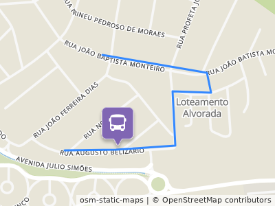 Mapa da parada