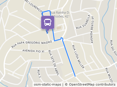 Mapa da parada