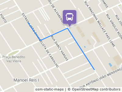 Mapa da parada