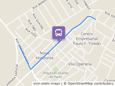 Mapa da parada
