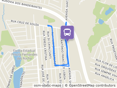 Mapa da parada