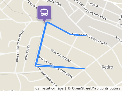 Mapa da parada