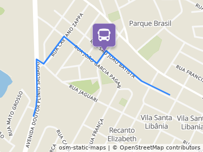 Mapa da parada
