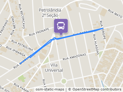 Mapa da parada