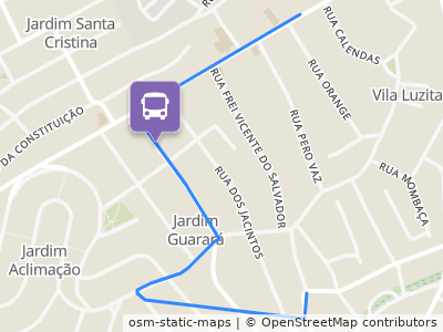 Mapa da parada