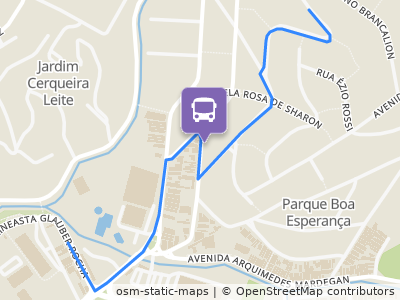 Mapa da parada