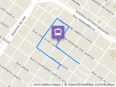 Mapa da parada