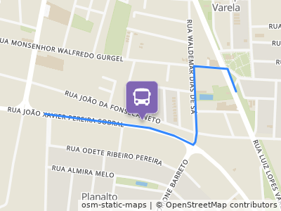 Mapa da parada