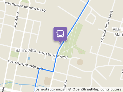 Mapa da parada
