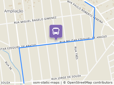 Mapa da parada