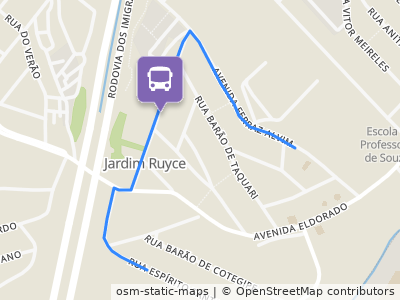 Mapa da parada