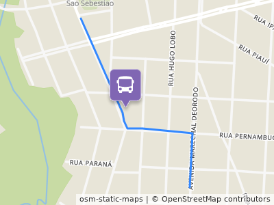 Mapa da parada