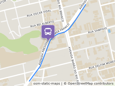 Mapa da parada