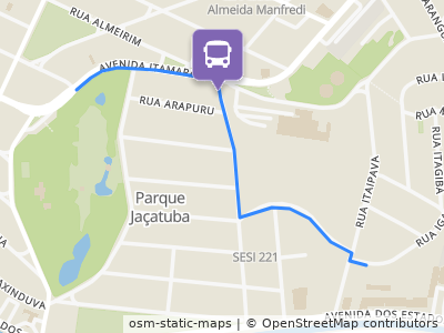 Mapa da parada
