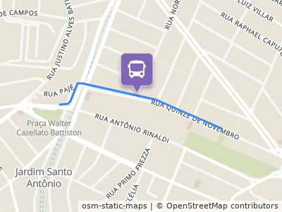 Mapa da parada