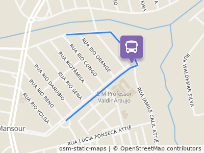 Mapa da parada