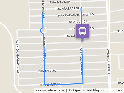 Mapa da parada