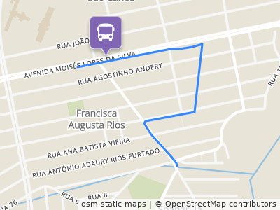 Mapa da parada