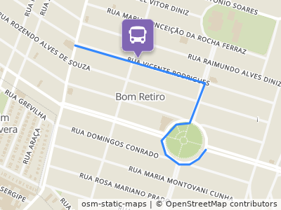Mapa da parada