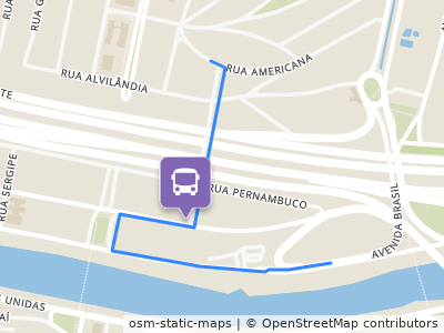 Mapa da parada