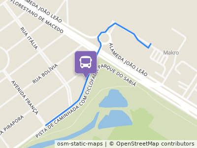 Mapa da parada