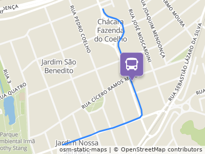 Mapa da parada