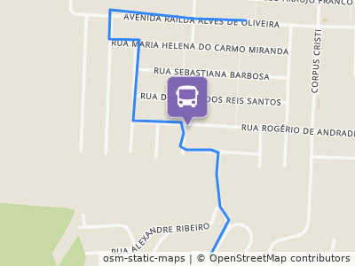 Mapa da parada