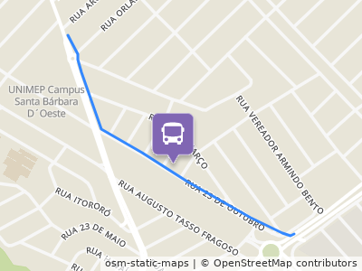 Mapa da parada