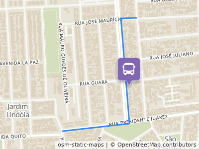 Mapa da parada