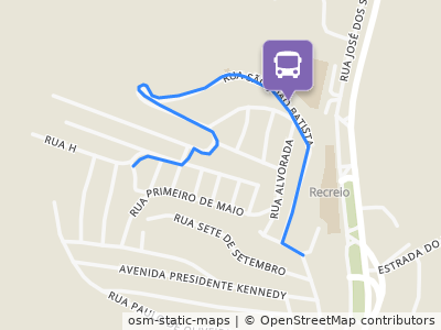 Mapa da parada