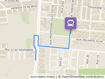 Mapa da parada