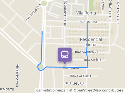 Mapa da parada