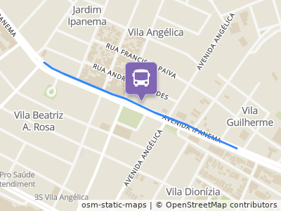 Mapa da parada